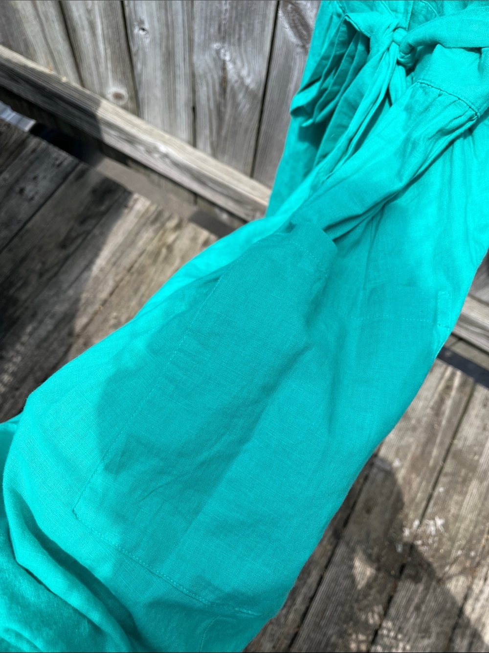Gap linen wrap dress 🌷 - Picture 6 of 8